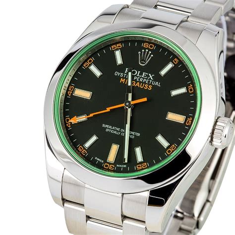 rolex milgauss green